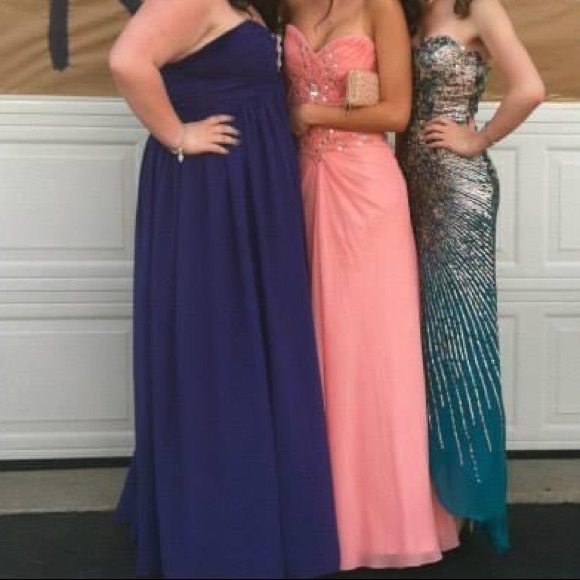 PINK PROM DRESS - Picture 7 of 8